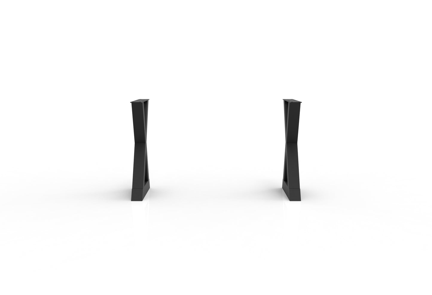 Steel X Dining Table Legs - 72"/84"
