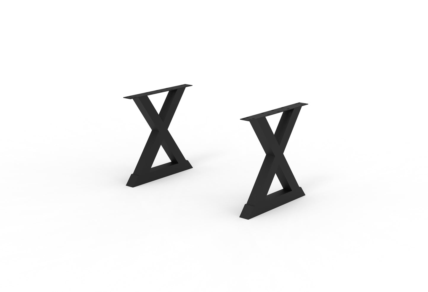 Steel X Dining Table Legs - 72"/84"
