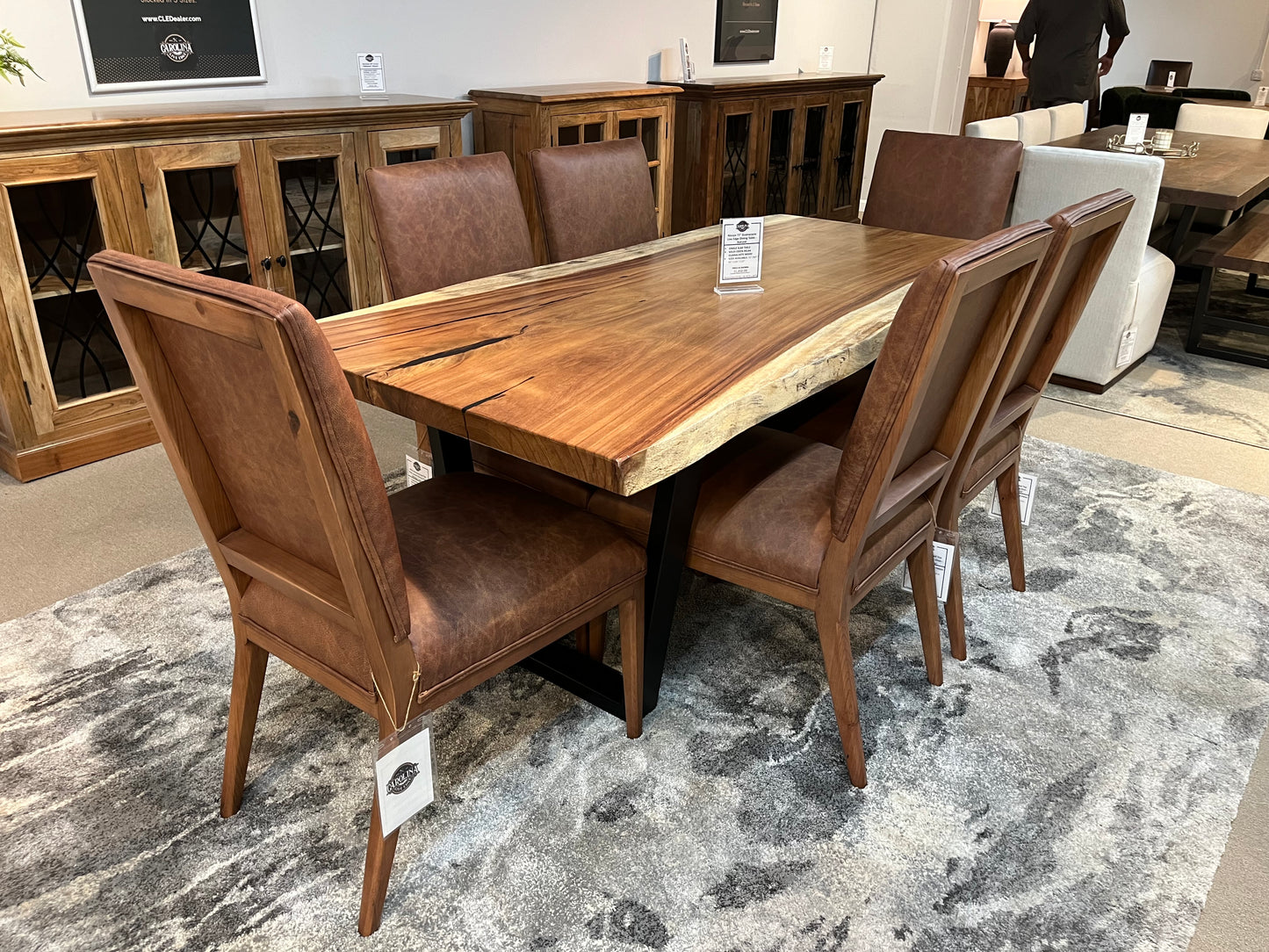 Nicoya 72" Guanacaste Live Edge Dining Table - Natural
