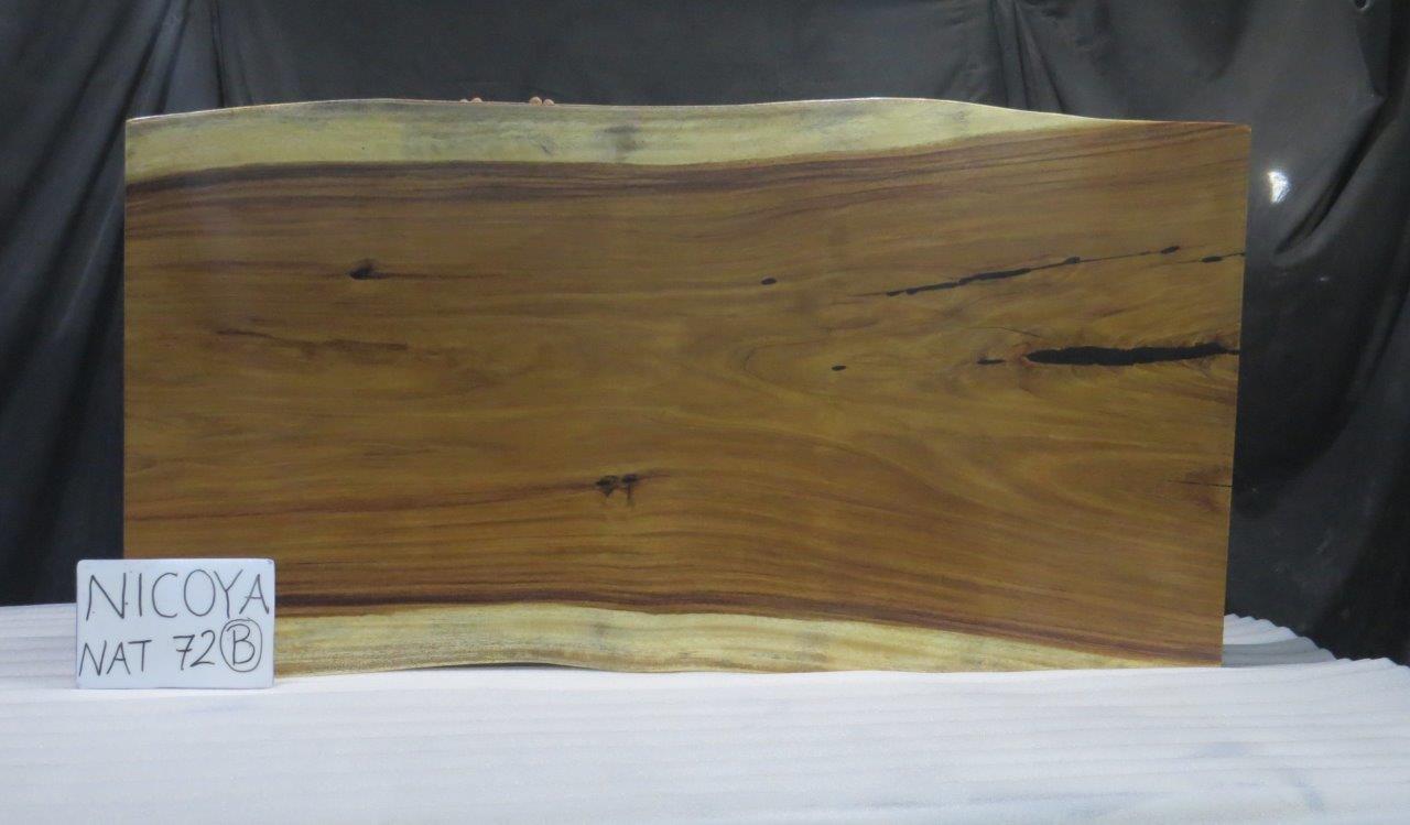 Nicoya 72" Guanacaste Live Edge Dining Table - Natural