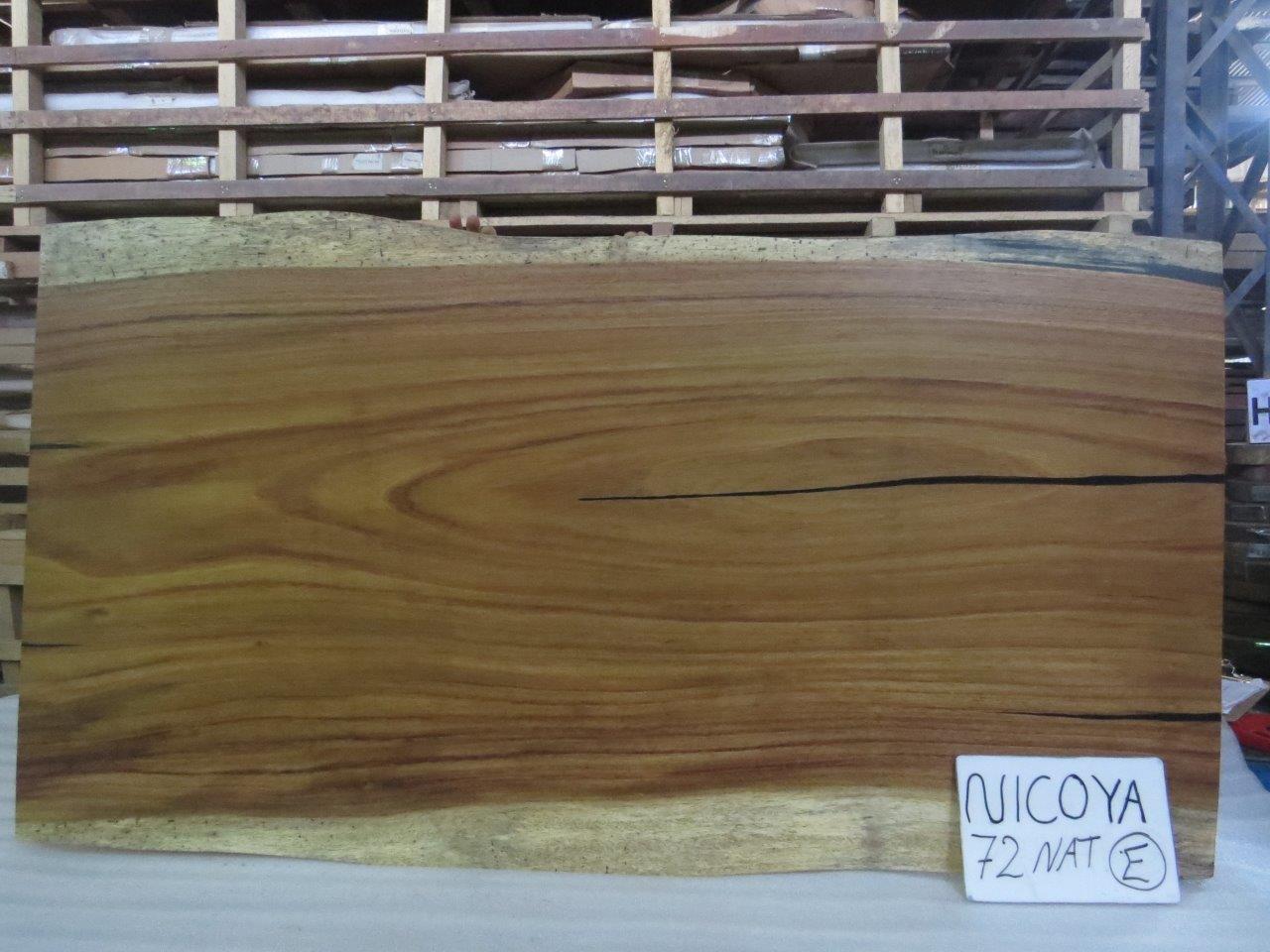 Nicoya 72" Guanacaste Live Edge Dining Table - Natural
