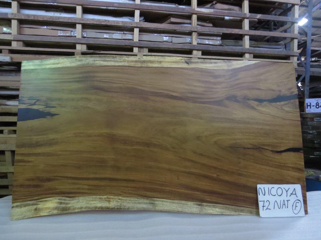 Nicoya 72" Guanacaste Live Edge Dining Table - Natural
