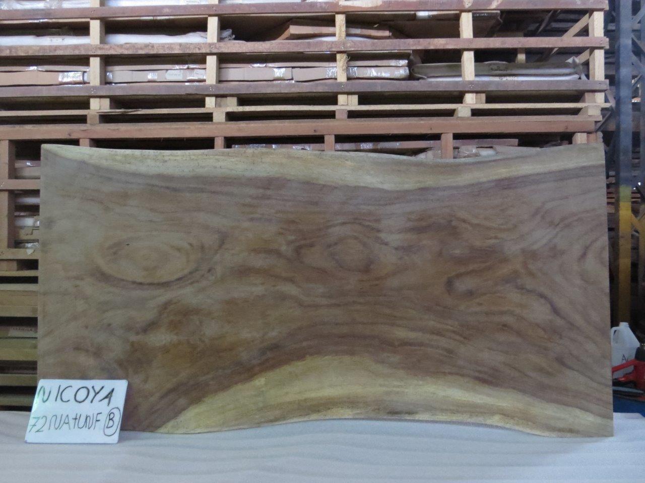 Nicoya 72" Guanacaste Live Edge Dining Table - Natural
