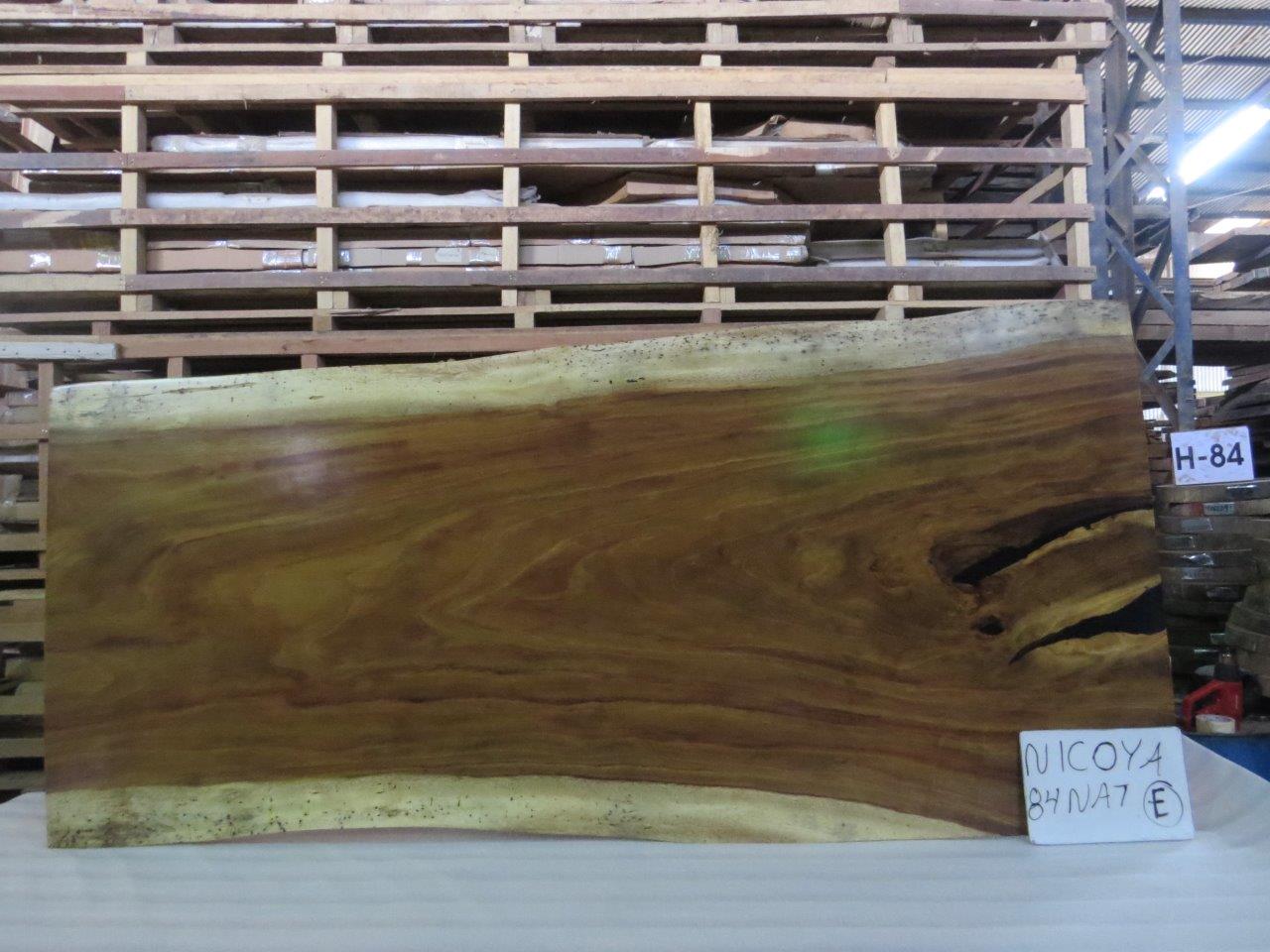 Nicoya 84" Guanacaste Live Edge Dining Table - Natural
