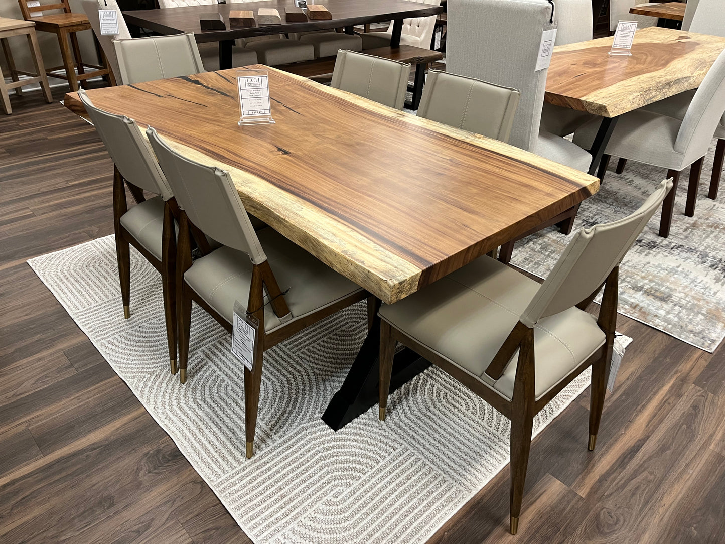 Nicoya 72" Guanacaste Live Edge Dining Table - Natural