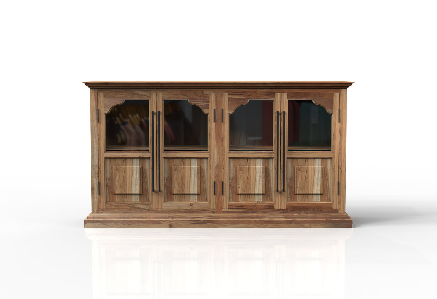 Bradshaw 76" 4 Door Sideboard - Natural