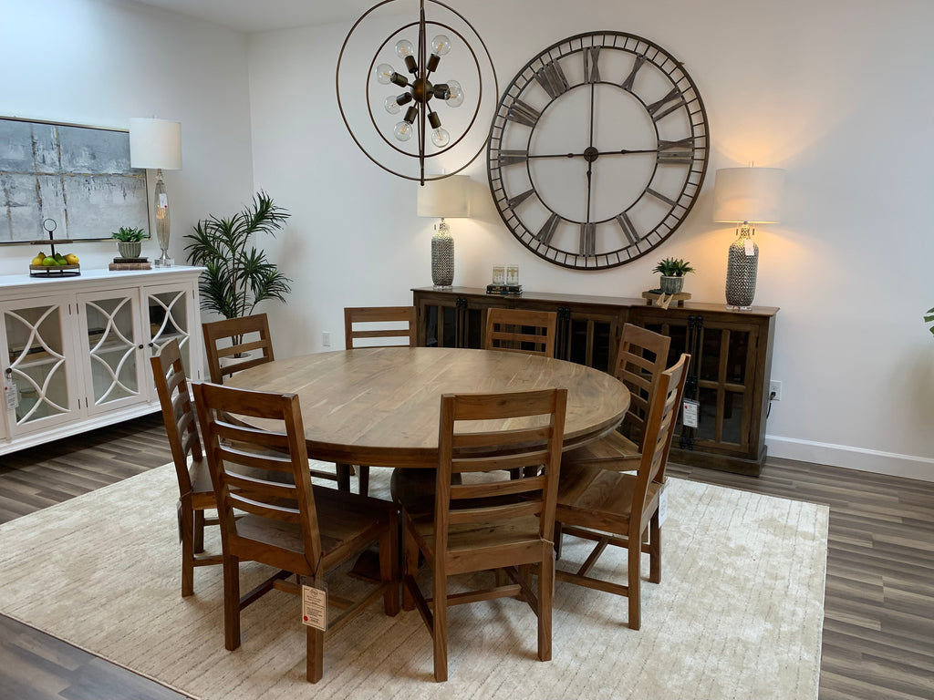 WESTON & CLANCY Acacia Round DIning Series