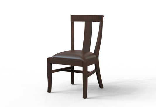 Antony Acacia Dining Side Chair - Natural + Black