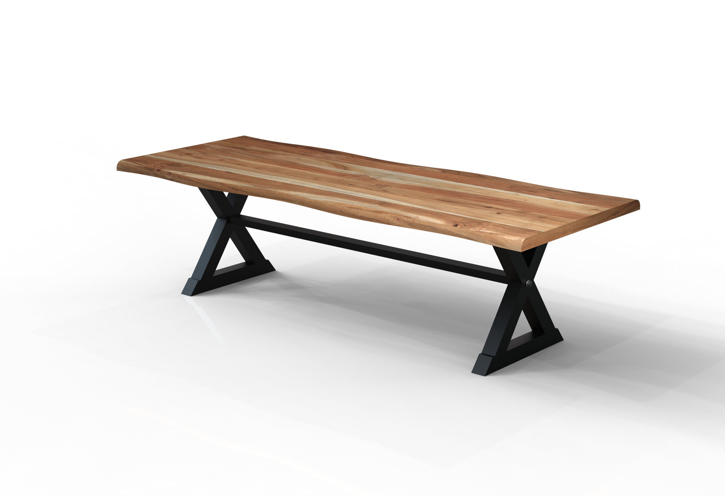 Malcolm Acacia 108" Live Edge Dining Table - Natural
