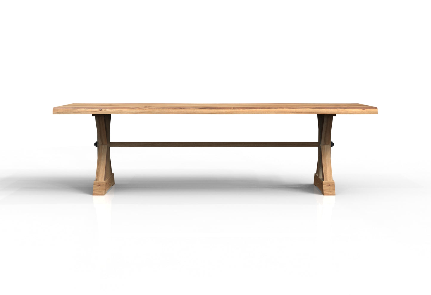 Malcolm Acacia 108" Live Edge Dining Table - Natural