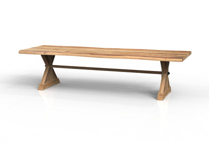 Malcolm Acacia 120" Live Edge Dining Table - Natural