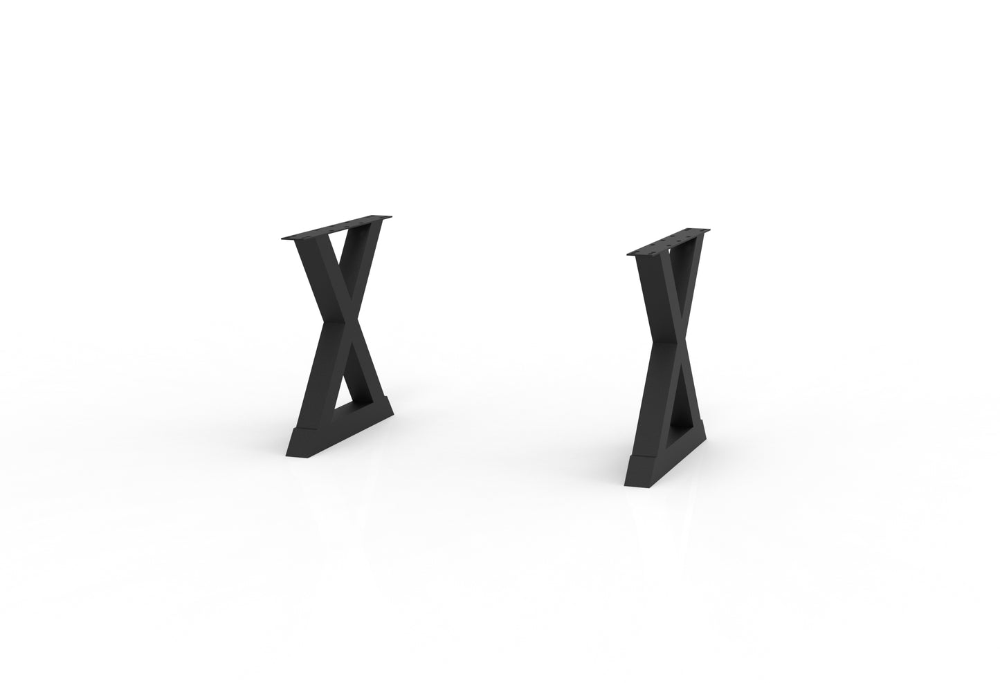 Steel X Dining Table Legs - 72"/84"