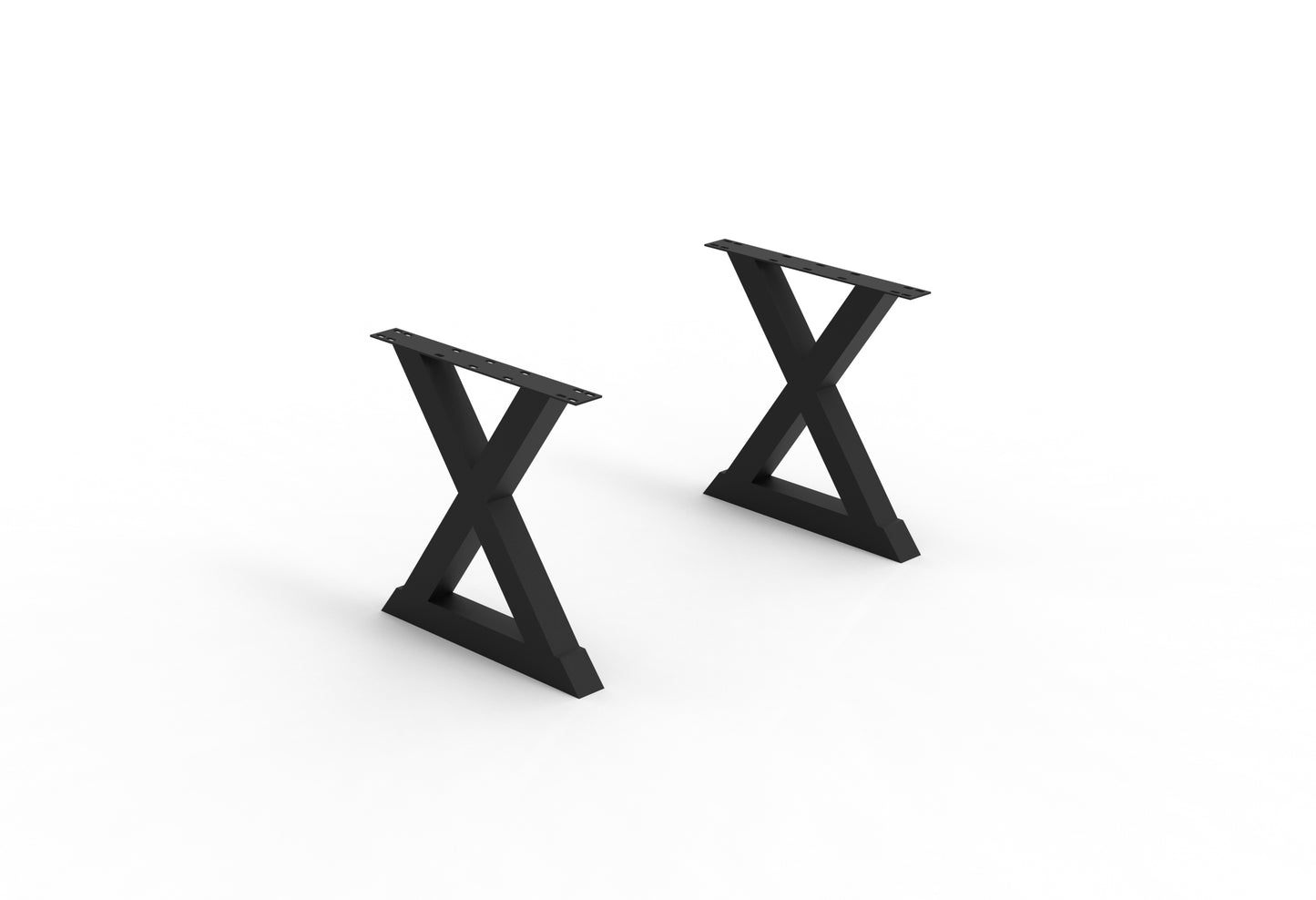 Steel X Dining Table Legs - 72"/84"