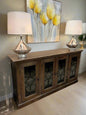 Wilhelm 76" 4 Door Sideboard - Natural + Smoke