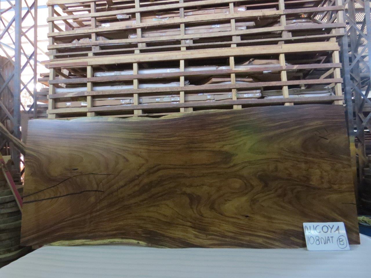 Nicoya 108" Guanacaste Live Edge Dining Table - Natural
