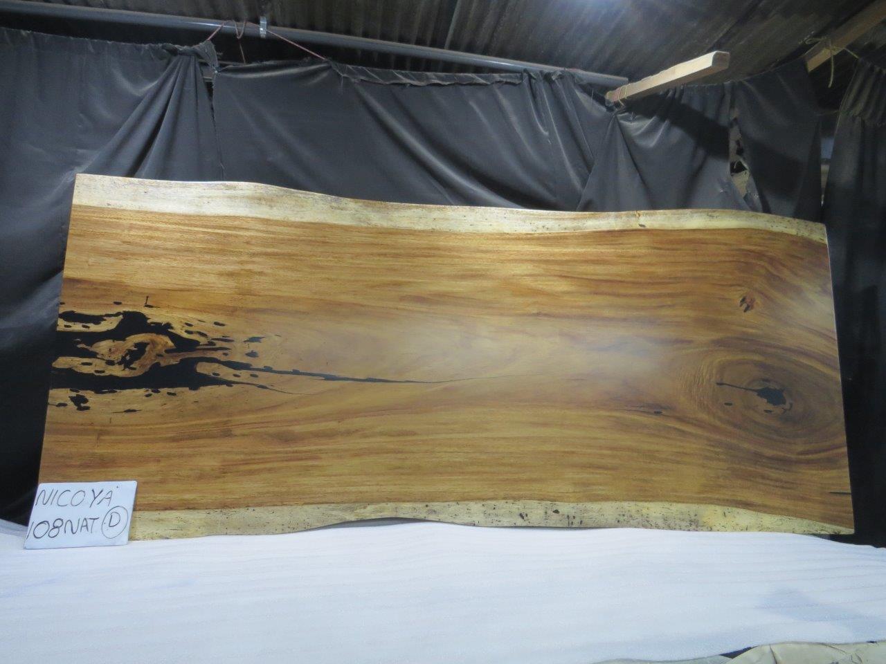 Nicoya 108" Guanacaste Live Edge Dining Table - Natural