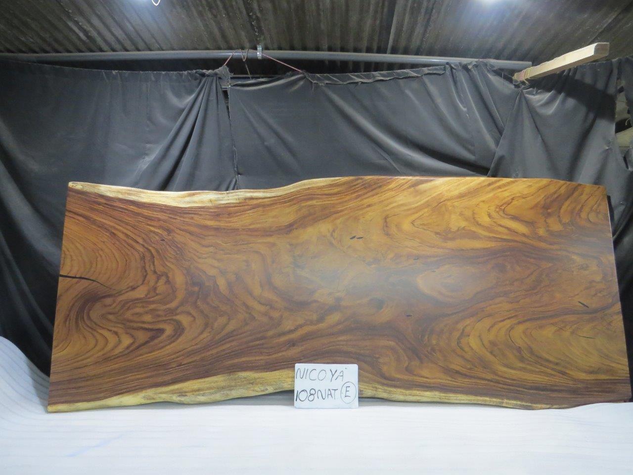 Nicoya 108" Guanacaste Live Edge Dining Table - Natural