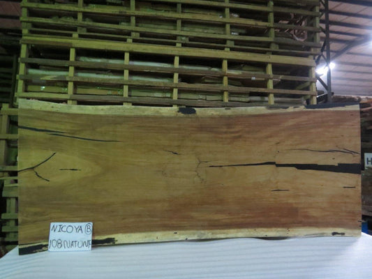 Nicoya 108" Guanacaste Live Edge Dining Table - Unfinished
