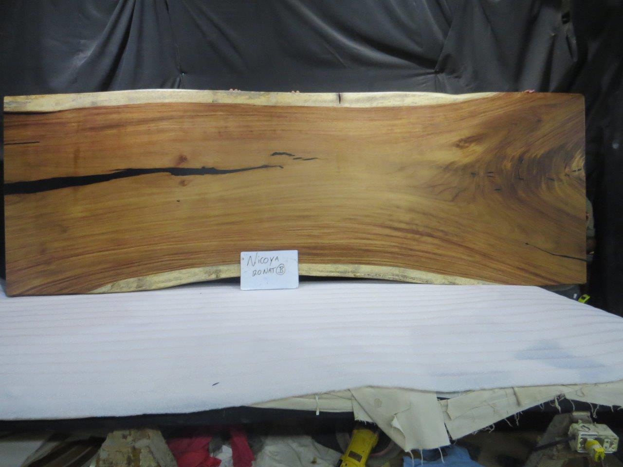 Nicoya 120" Guanacaste Live Edge Dining Table - Natural