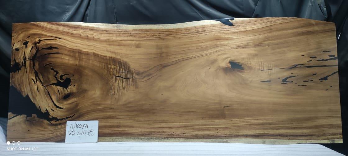 Nicoya 120" Guanacaste Live Edge Dining Table - Natural