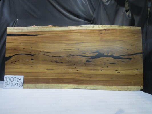 Nicoya 84" Guanacaste Live Edge Dining Table - Natural
