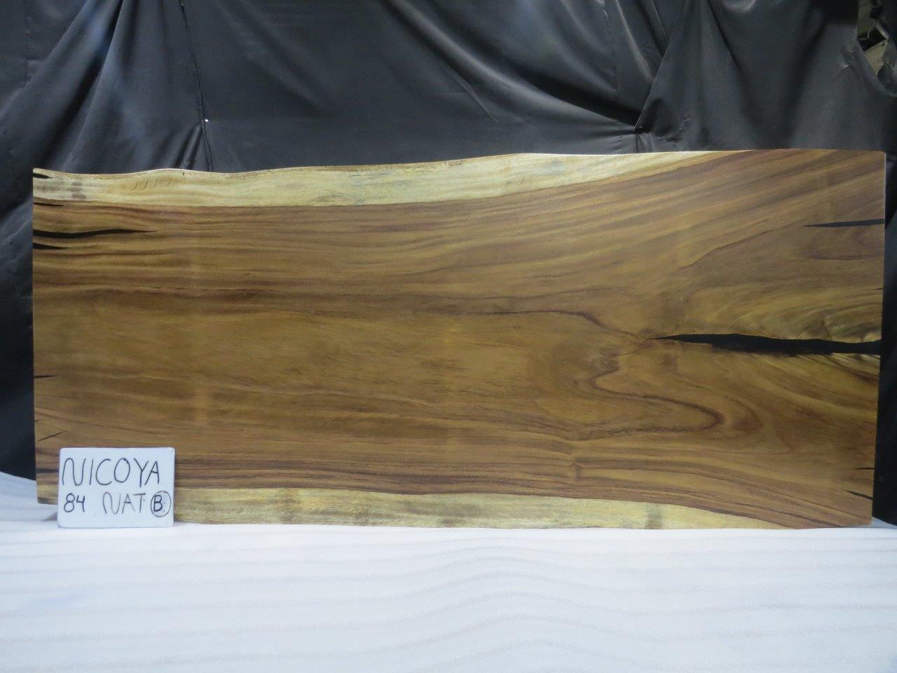 Nicoya 84" Guanacaste Live Edge Dining Table - Natural