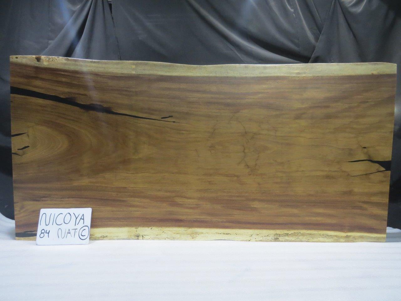 Nicoya 84" Guanacaste Live Edge Dining Table - Natural