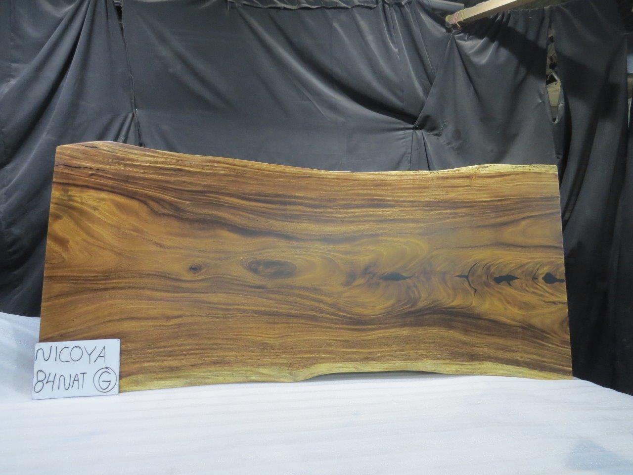 Nicoya 84" Guanacaste Live Edge Dining Table - Natural