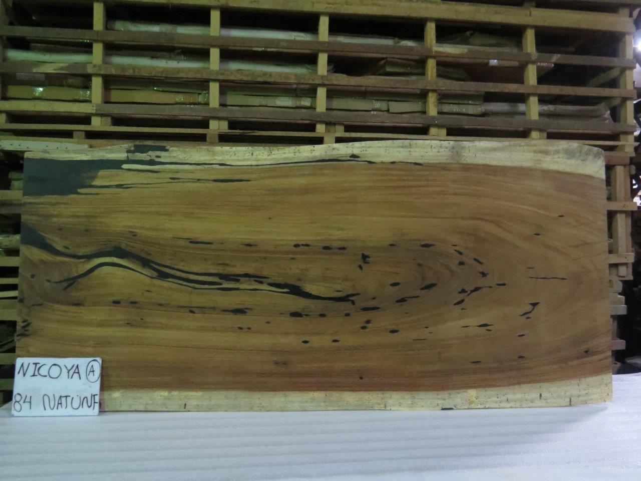 Nicoya 84" Guanacaste Live Edge Dining Table - Unfinished