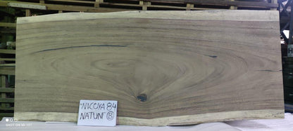 Nicoya 84" Guanacaste Live Edge Dining Table - Unfinished