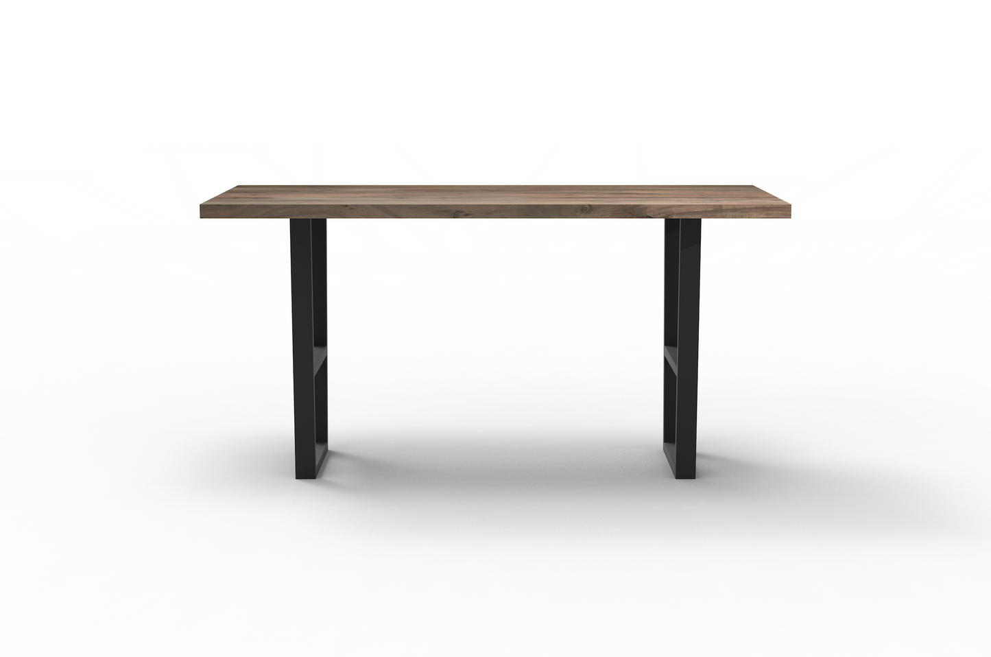 Maxwell Acacia 84" Bar Height Pub Table - Natural + Smoke