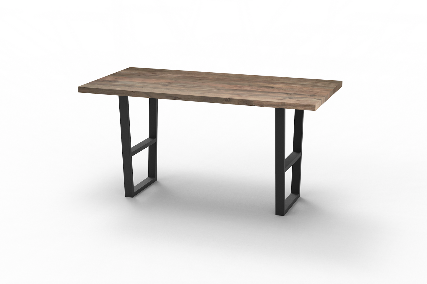 Maxwell Acacia 84" Bar Height Pub Table - Natural + Smoke