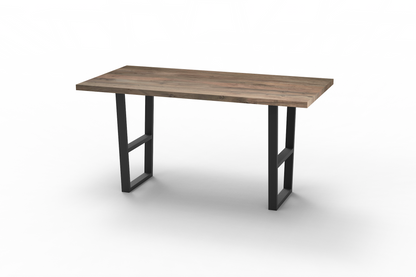 Maxwell Acacia 84" Bar Height Pub Table - Natural + Smoke