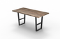 Maxwell Acacia 84" Bar Height Pub Table - Natural + Smoke
