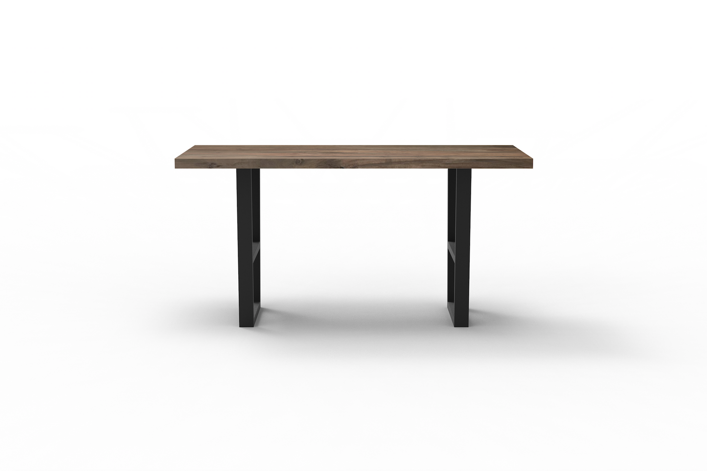 Maxwell Acacia 72" Counter Height Gathering Table - Natural + Smoke