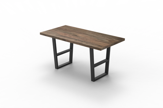 Maxwell Acacia 72" Counter Height Gathering Table - Natural + Smoke