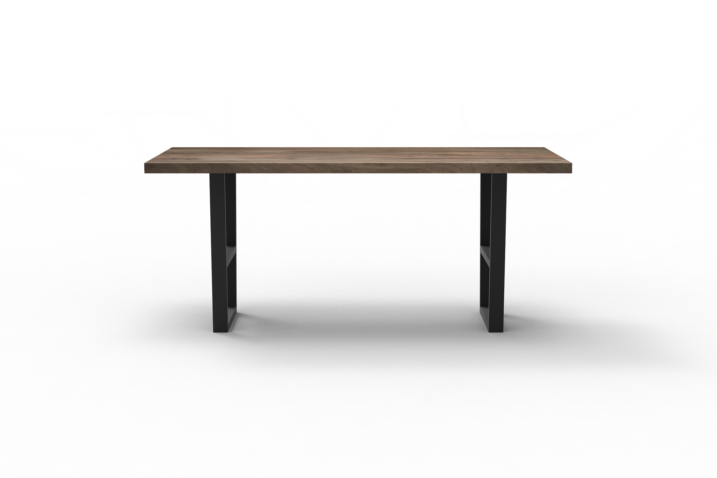 Maxwell Acacia 84" Counter Height Gathering Table - Natural + Smoke