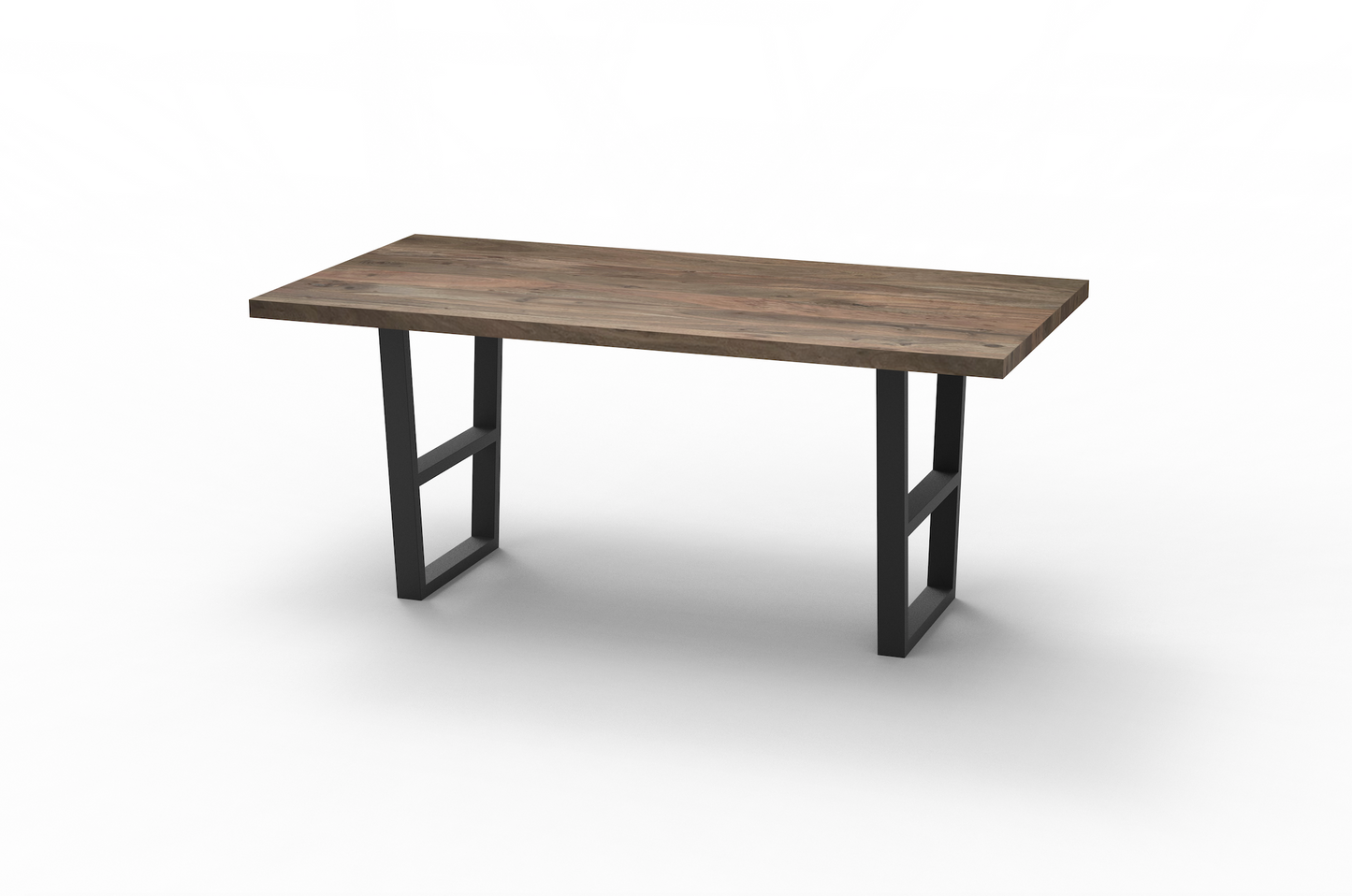 Maxwell Acacia 84" Counter Height Gathering Table - Natural + Smoke