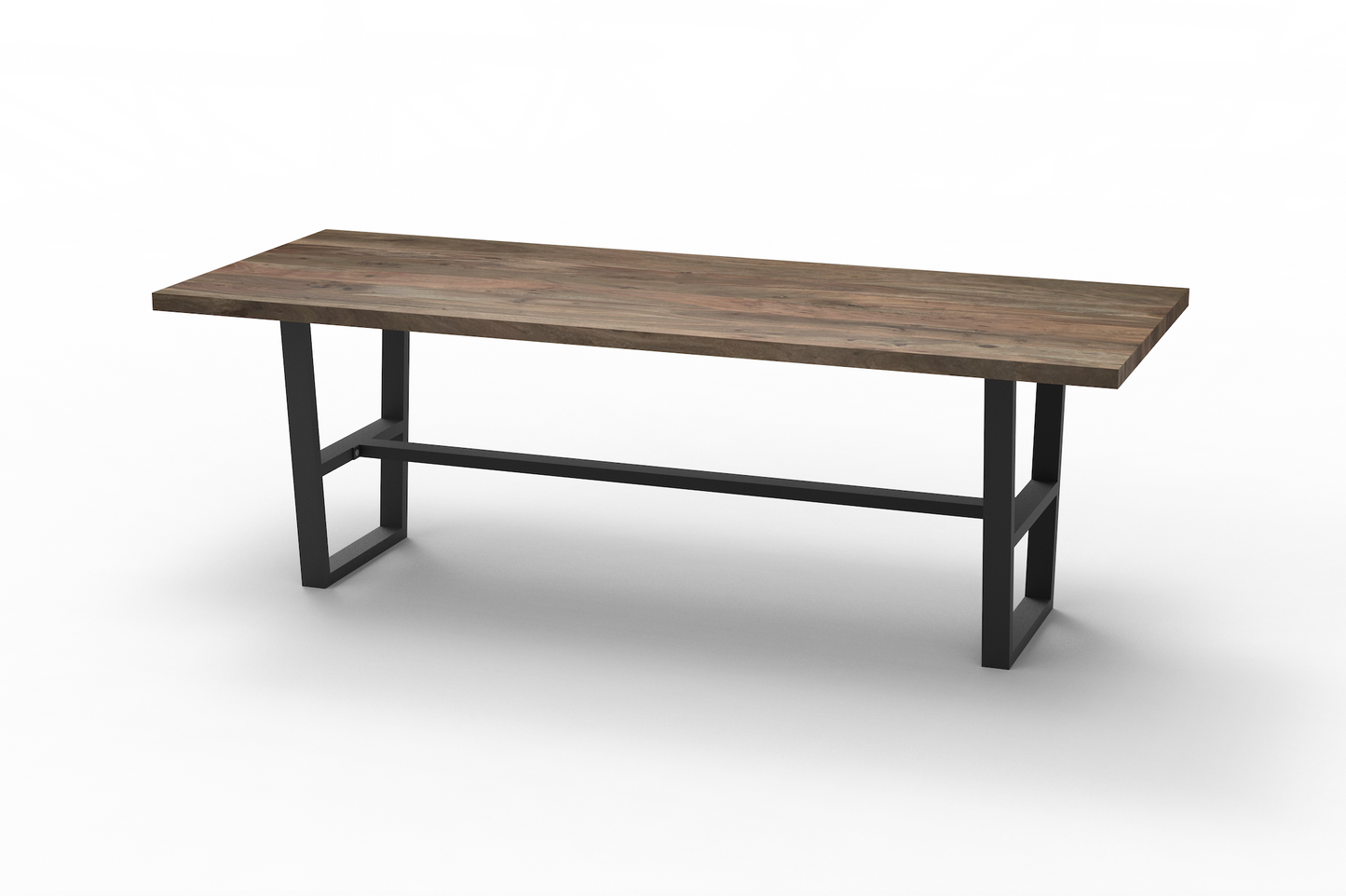 Maxwell Acacia 108" Counter Height Gathering Table - Natural + Smoke